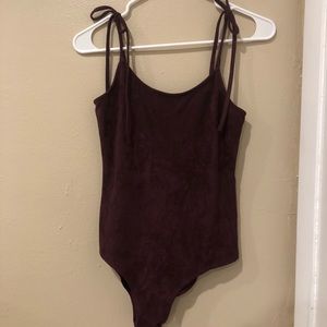 Burgundy Body-suit